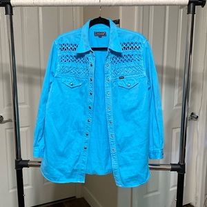 Vintage Button Up/ Snap